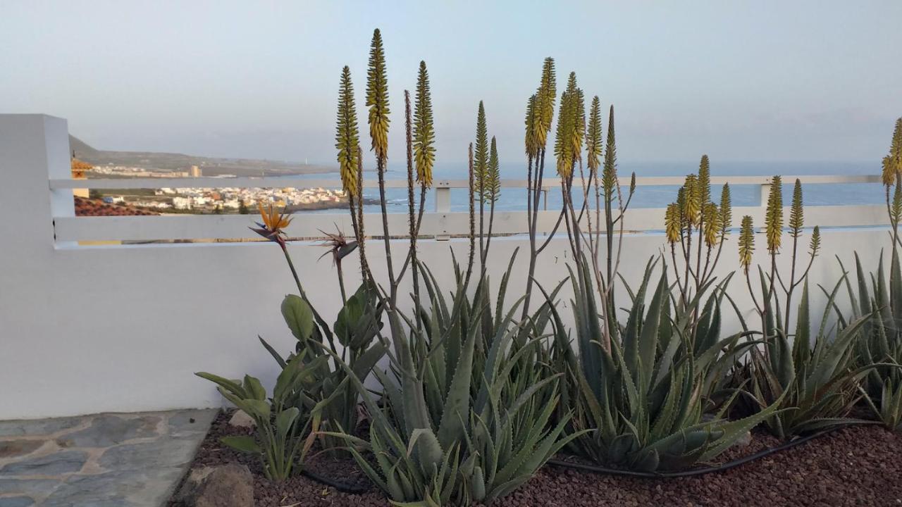 Las Pardelas, Ferienhaus Mit Meer-, Kuesten- Und Bergblick Im Gruenen Norden Teneriffas Las Cruces  Exteriör bild