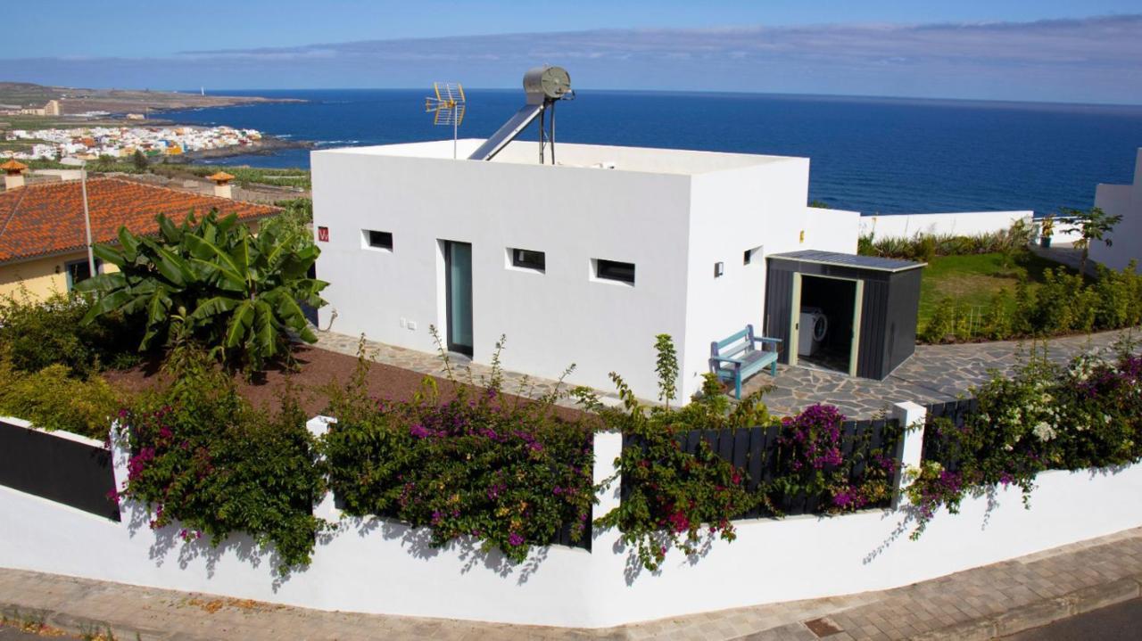 Las Pardelas, Ferienhaus Mit Meer-, Kuesten- Und Bergblick Im Gruenen Norden Teneriffas Las Cruces  Exteriör bild